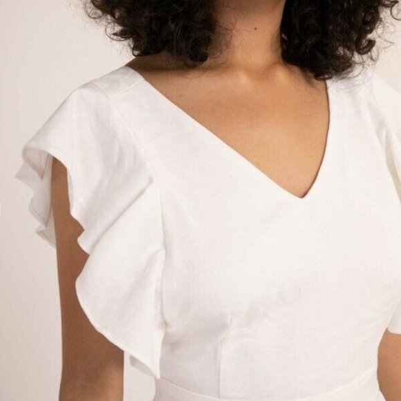 FRNCH Maily Ruffle Jumpsuit - Picture 1 of 7